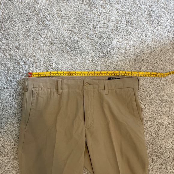 Polo Ralph Lauren Tan Slim Fit 100% Cotton Khakis 34" Pre-owned - Picture 8 of 9